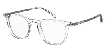 Premium Men 7th Street Eyeglasses: A 086 - Crystal - SpecSMART Eye Clinic (Diagonal View)